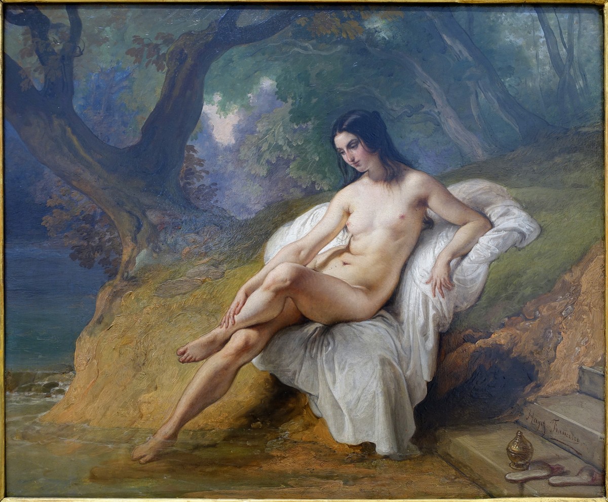 Bather by Francesco Hayez