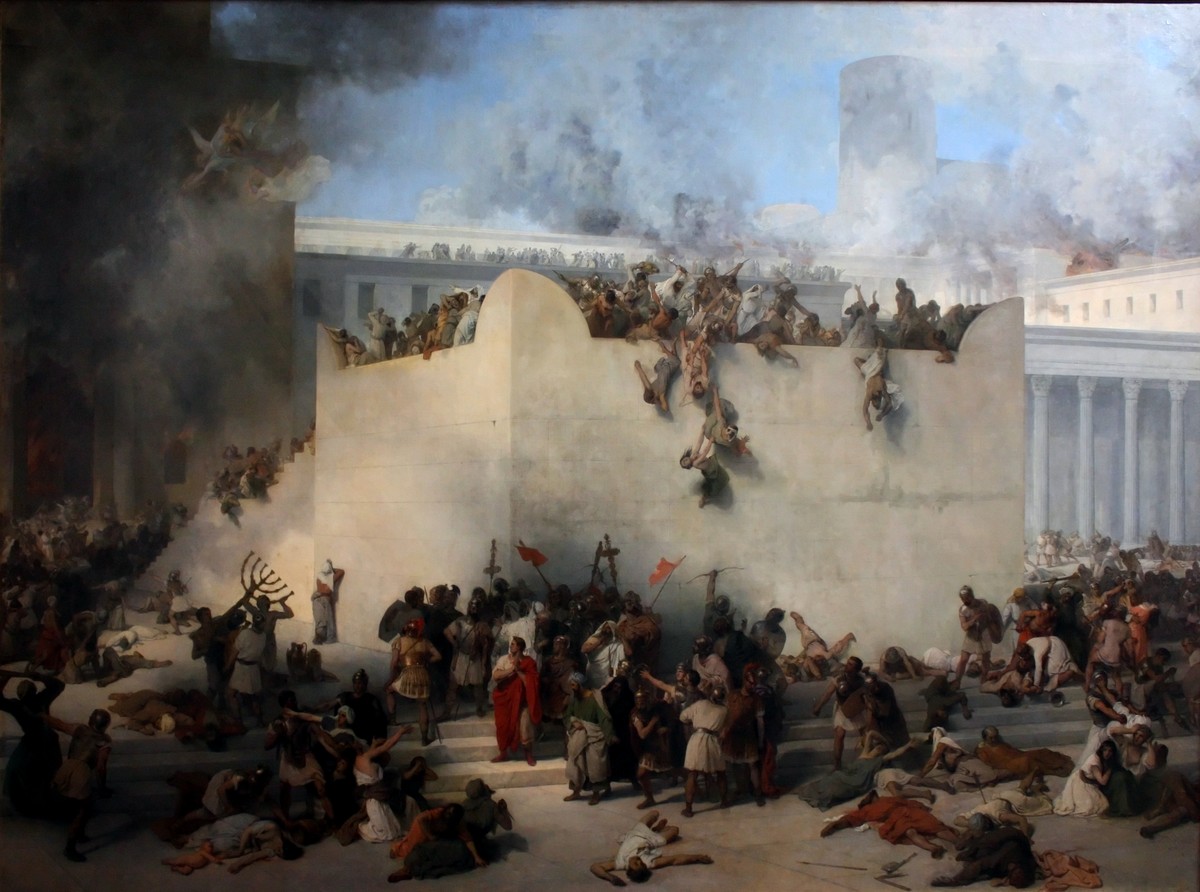 Destruction of the Temple of Jerusalem by Francesco Hayez