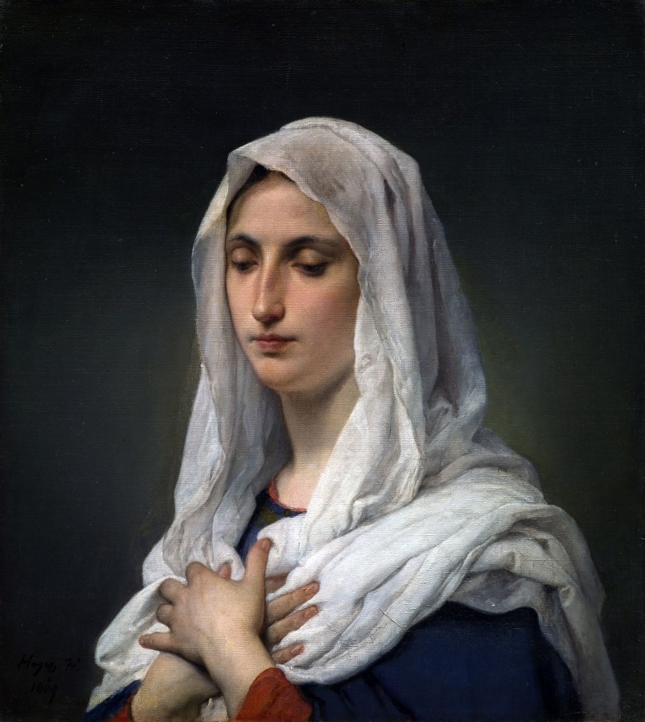 Praying woman by Francesco Hayez