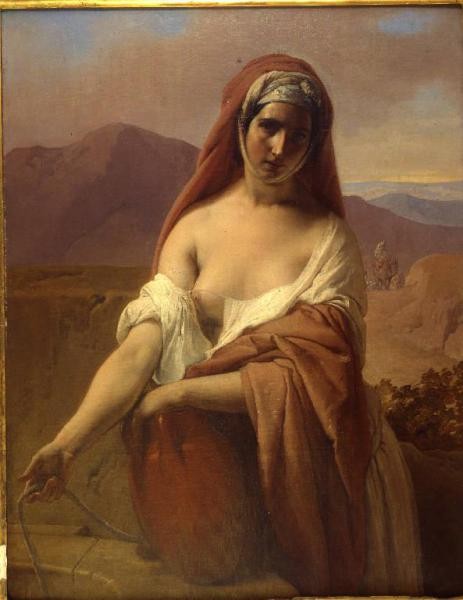 Rebecca at the well by Francesco Hayez