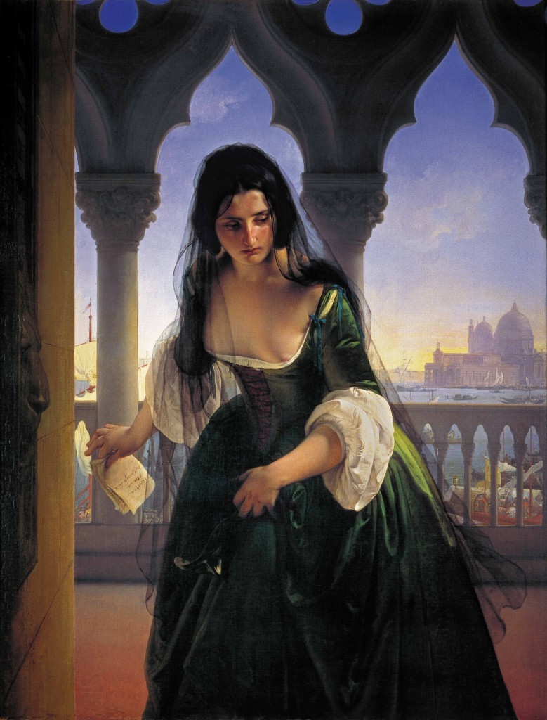 Secret accusation by Francesco Hayez
