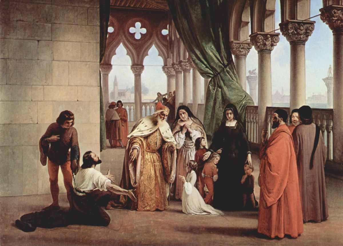 The two Foscari by Francesco Hayez