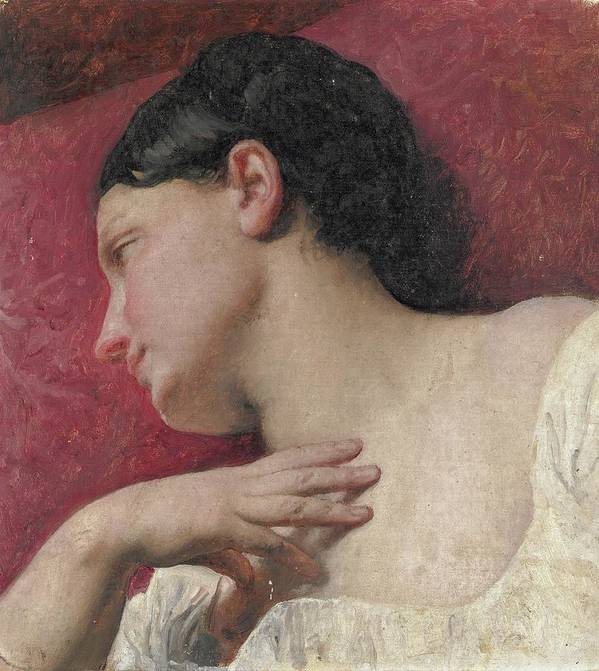 Woman's Head by Francesco Hayez