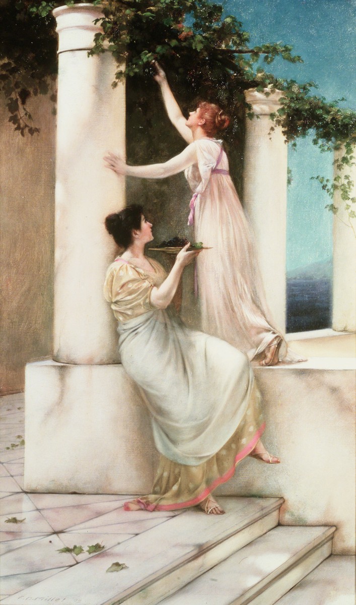 An Autumn Idyll by Francis Davis Millet