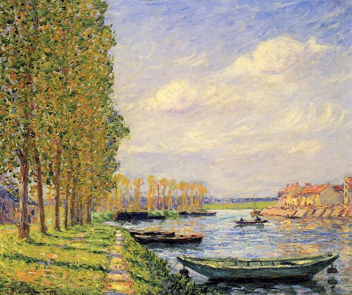 A Canal at St. Mammes by Francis Picabia