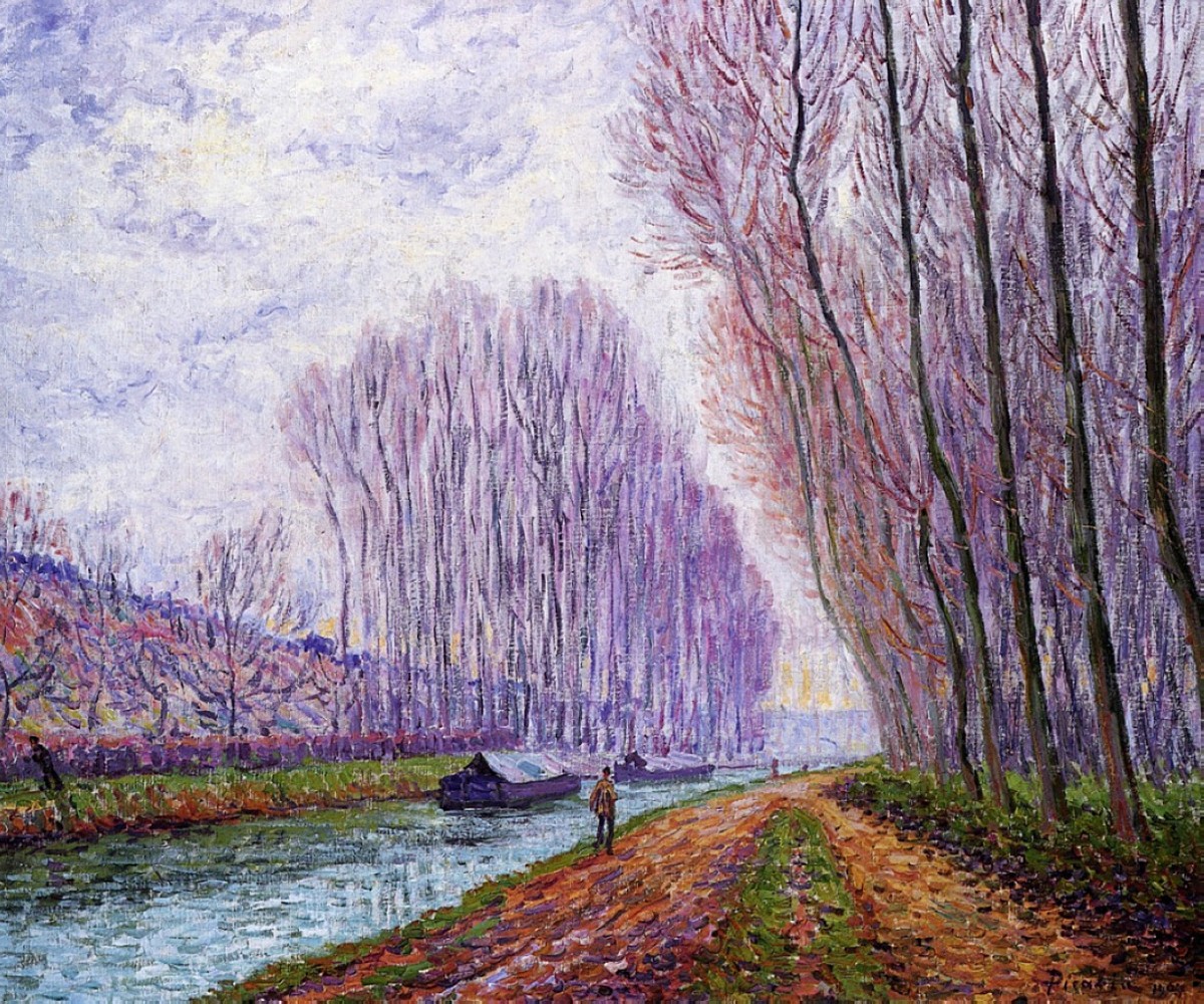 Barges on the Loing, Morning Effect by Francis Picabia