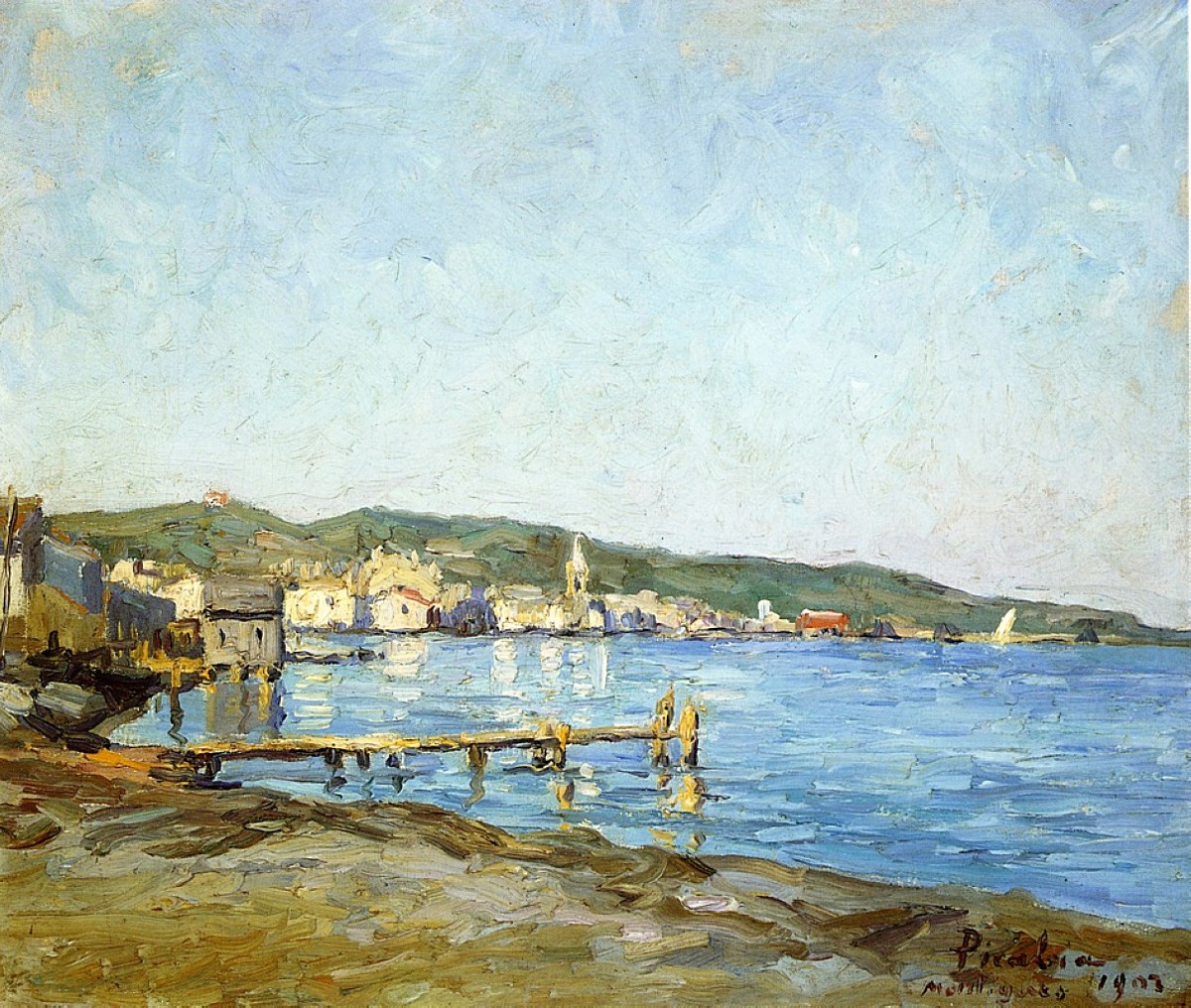 The Port at Martigues by Francis Picabia