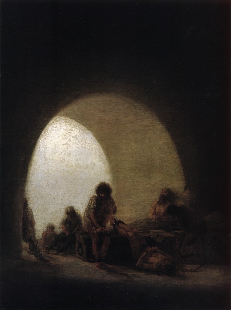 A Prison Scene by Francisco Goya