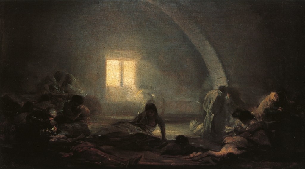 Plague Hospital by Francisco Goya