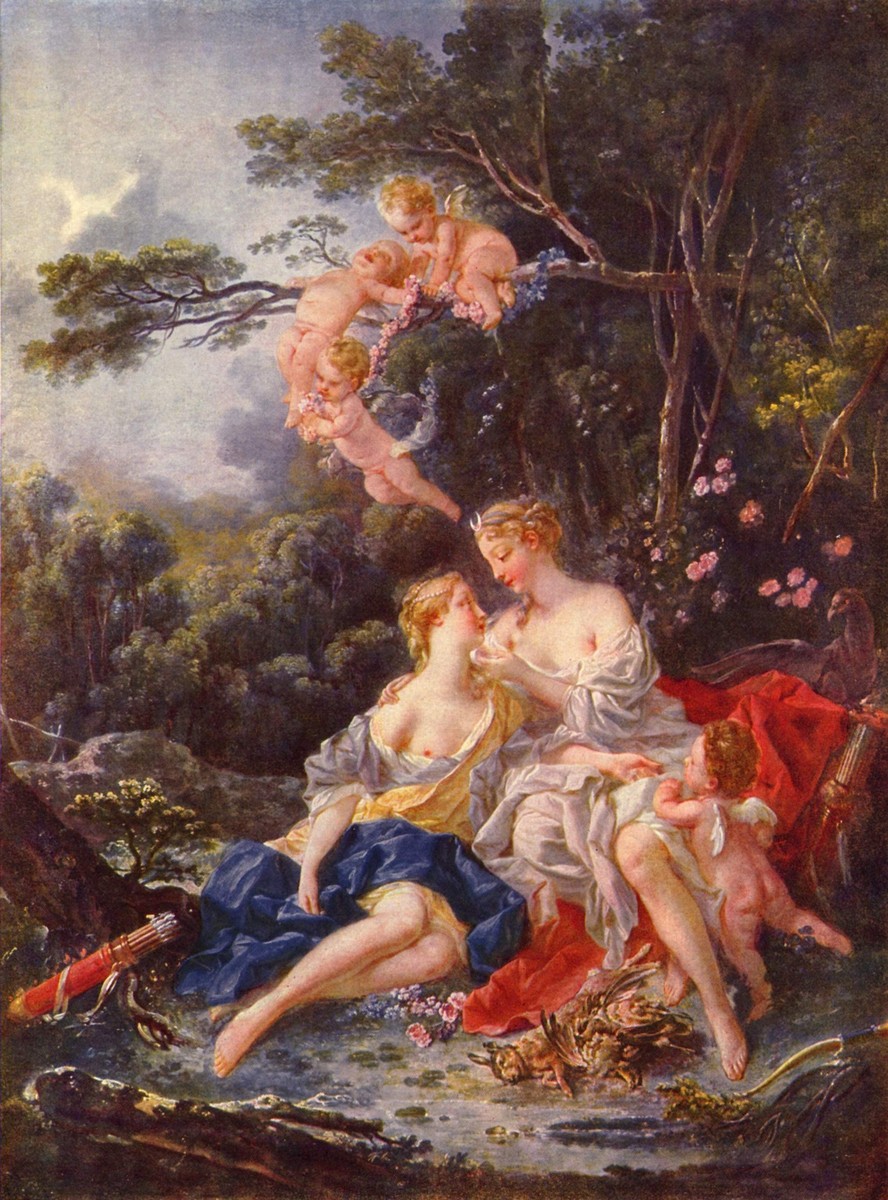 Jupiter and Callisto by Francois Boucher