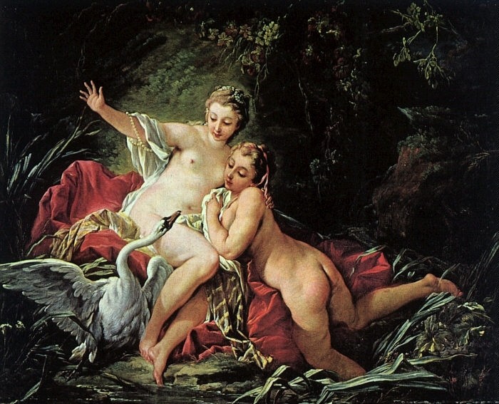 Leda and the Swan by Francois Boucher
