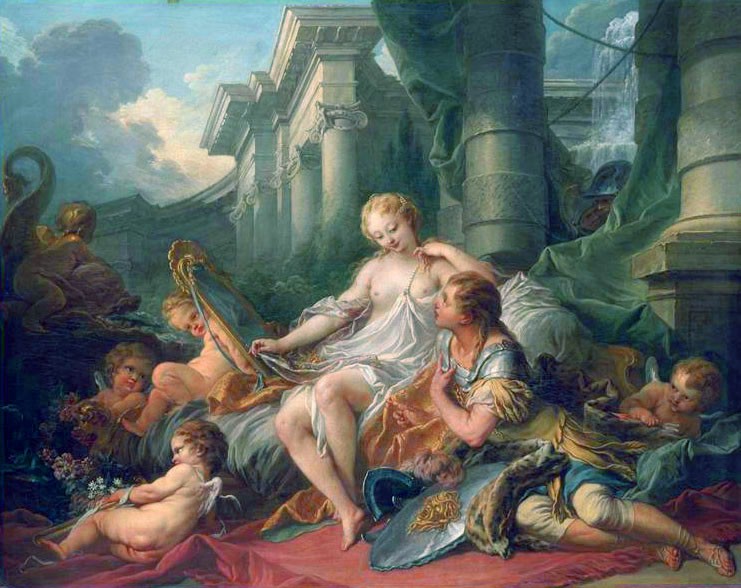 Rinaldo and Armida by Francois Boucher