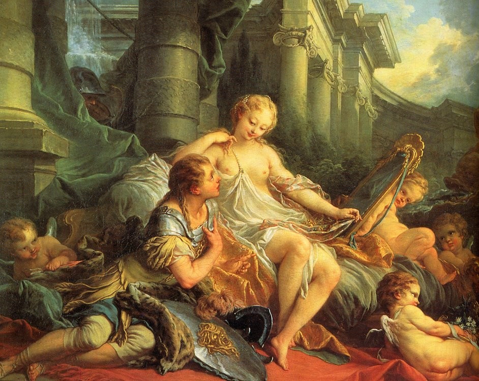 Rinaldo and Armida by Francois Boucher