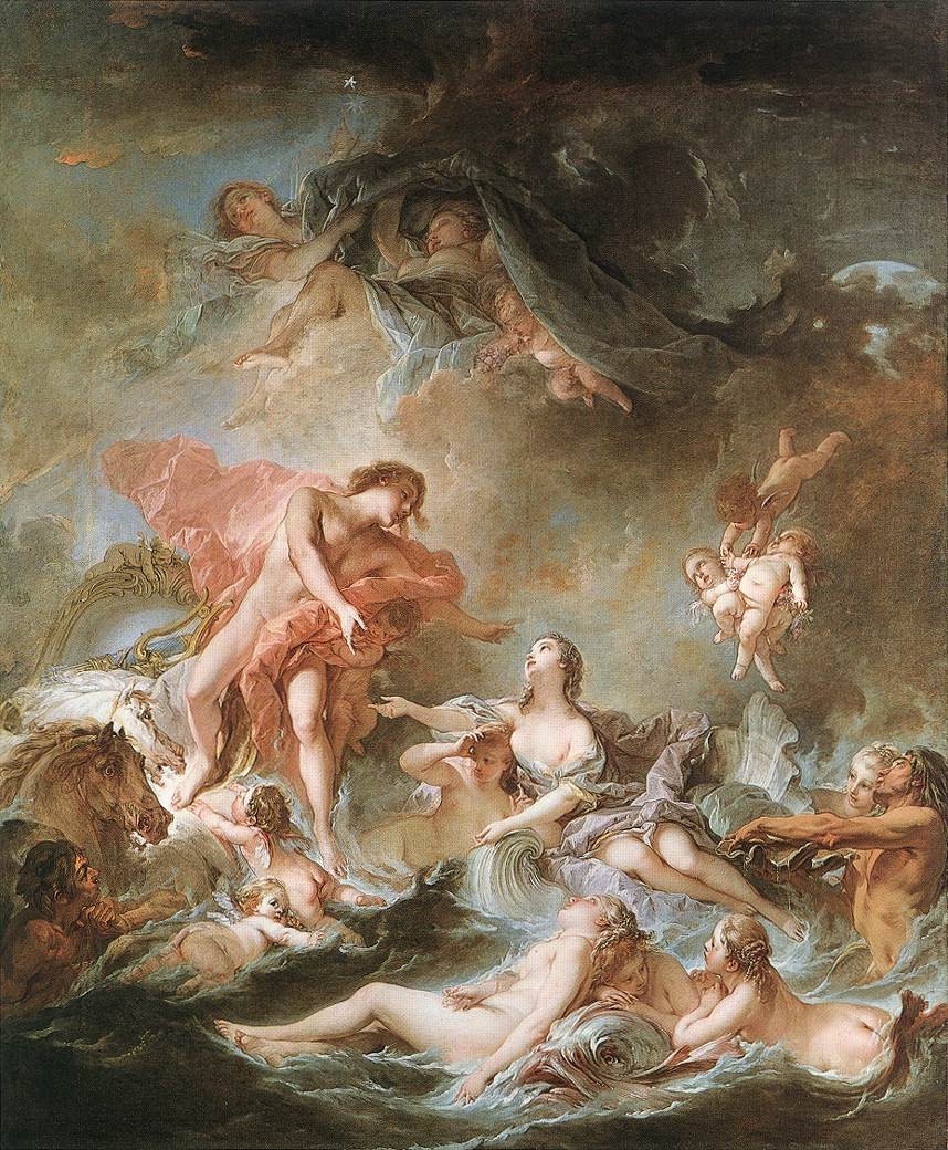 The Setting of the Sun by Francois Boucher