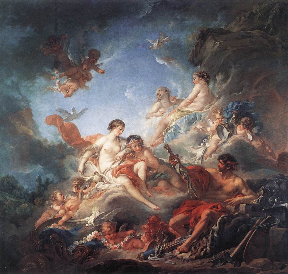 Vulcan Presenting Arms to Venus for Aeneas by Francois Boucher