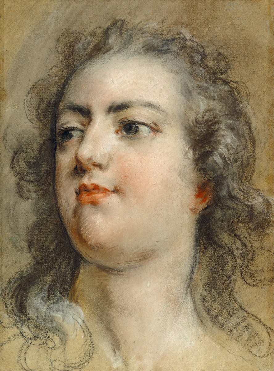 Head of King Louis XV by François Lemoyne