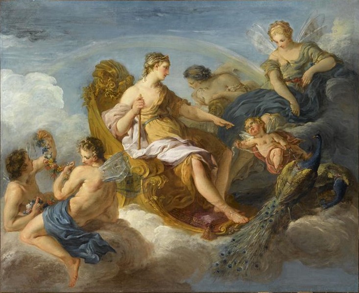 Junon, Iris Et Flore by François Lemoyne