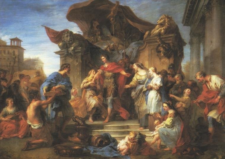 La Continence De Scipion by François Lemoyne