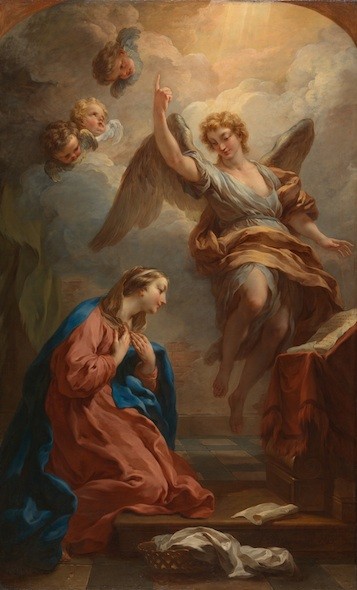 The Annunciation by François Lemoyne