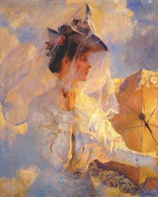 Against the Sky by Frank W. Benson