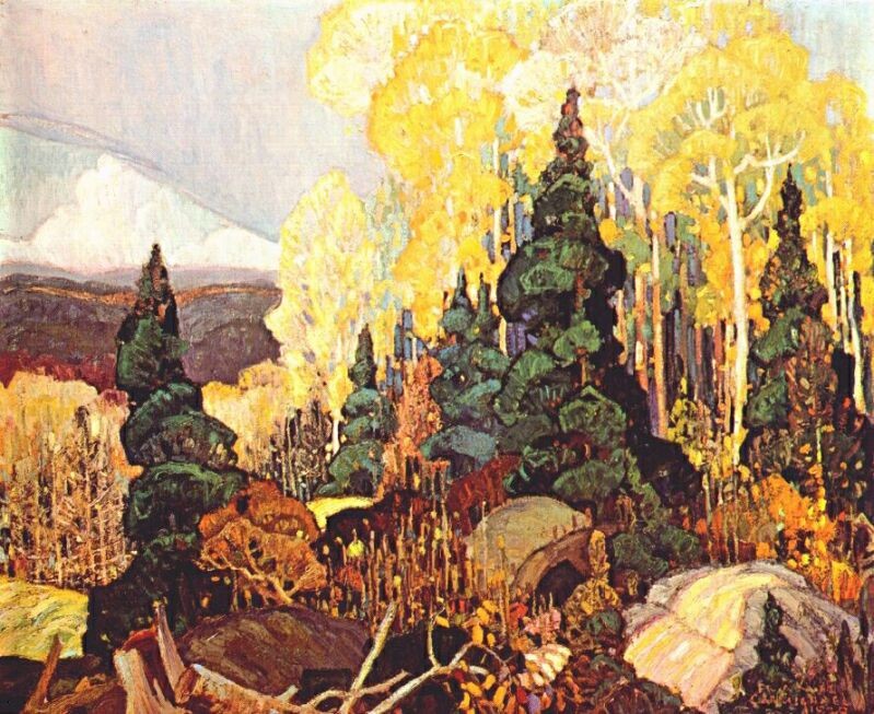Autumn Hillside by Franklin Carmichael