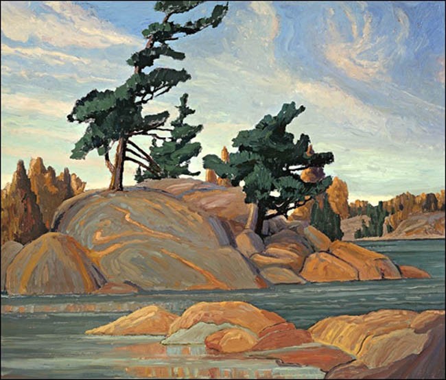 Island Georgian Bay by Franklin Carmichael
