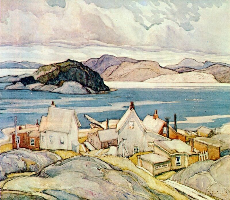 Jackknife Village by Franklin Carmichael