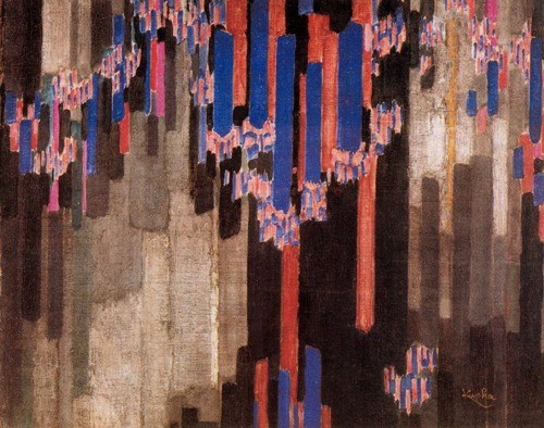 Ordination of verticals by Frantisek Kupka
