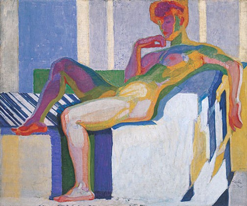 Planes by Colors (Great Nude) by Frantisek Kupka