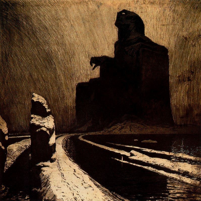 The Black Idol (Resistance) by Frantisek Kupka