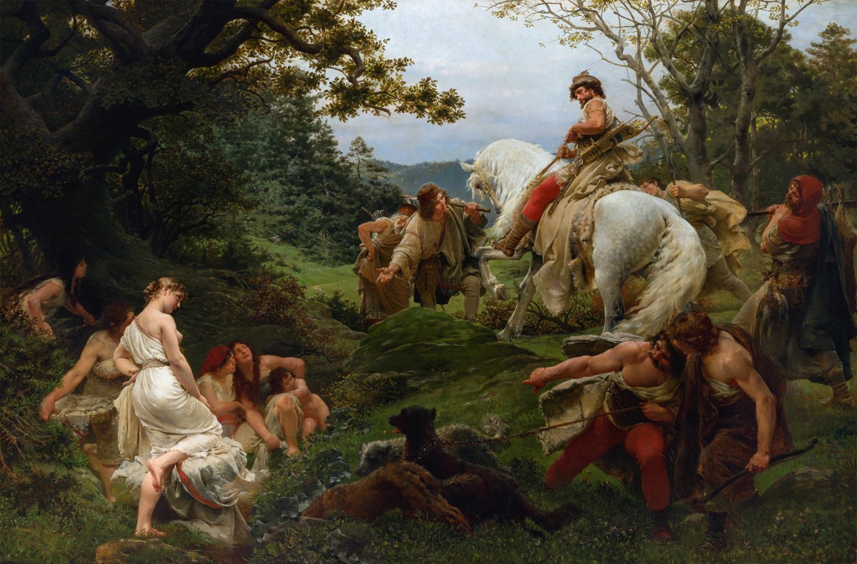 Oldřich and Božena by Frantisek Zenisek
