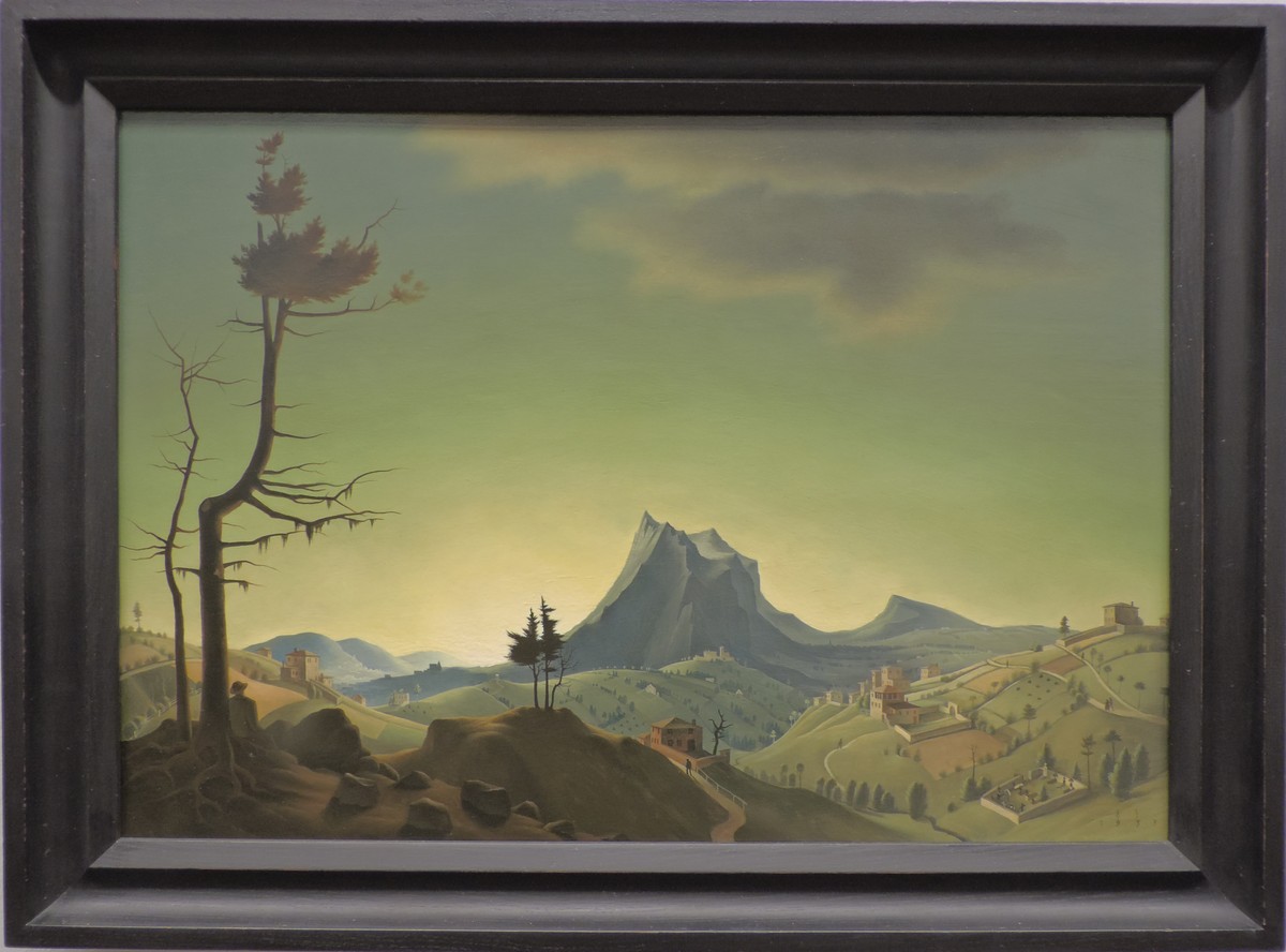 Evening Landscape by Franz Sedlacek