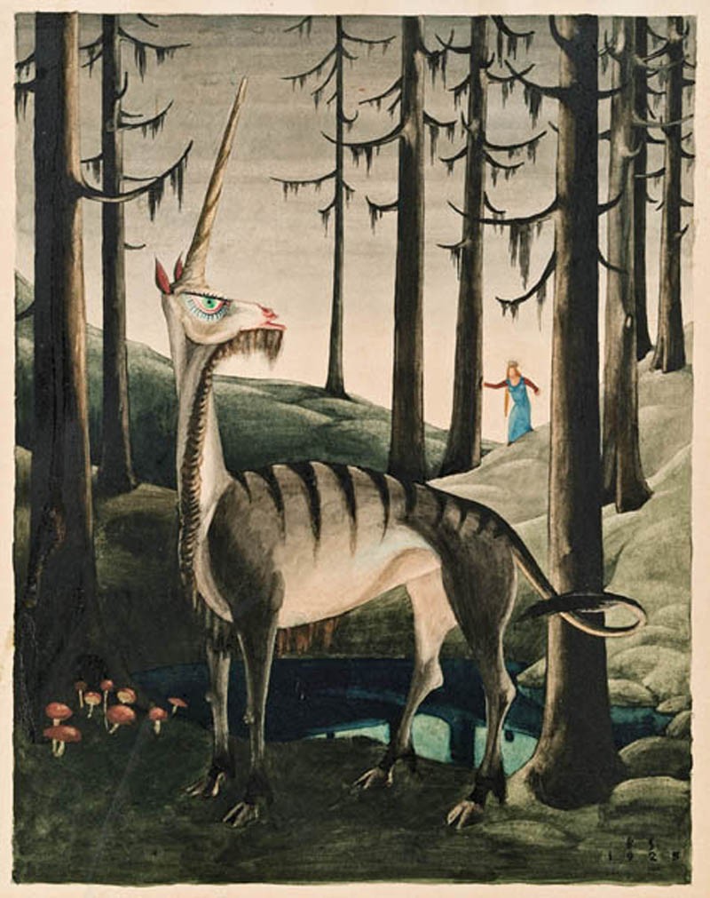 The Unicorn by Franz Sedlacek
