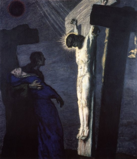Crucifixion by Franz Stuck