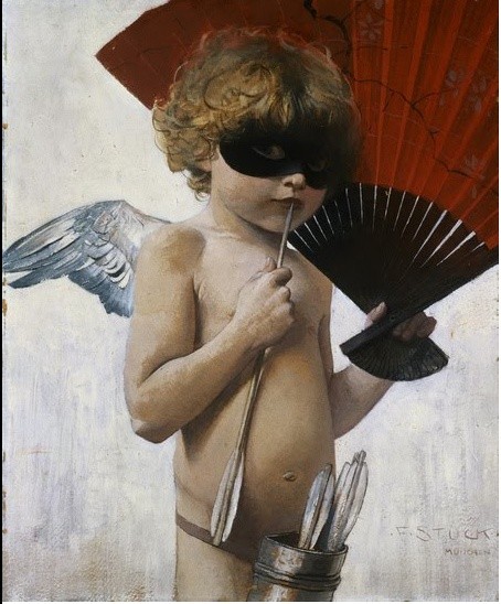 Cupid at The Masked Ball by Franz Stuck