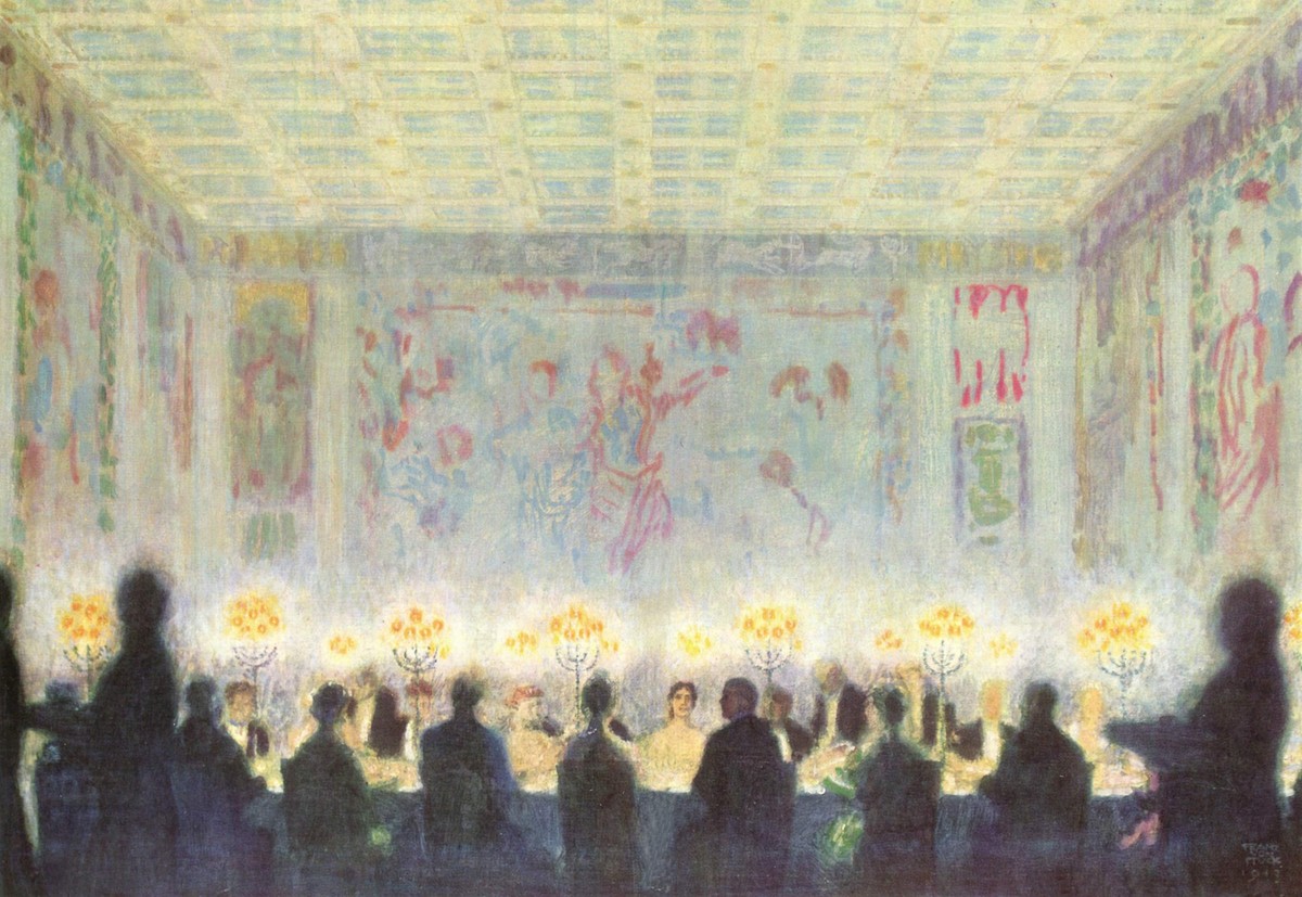 Dinner by Franz Stuck
