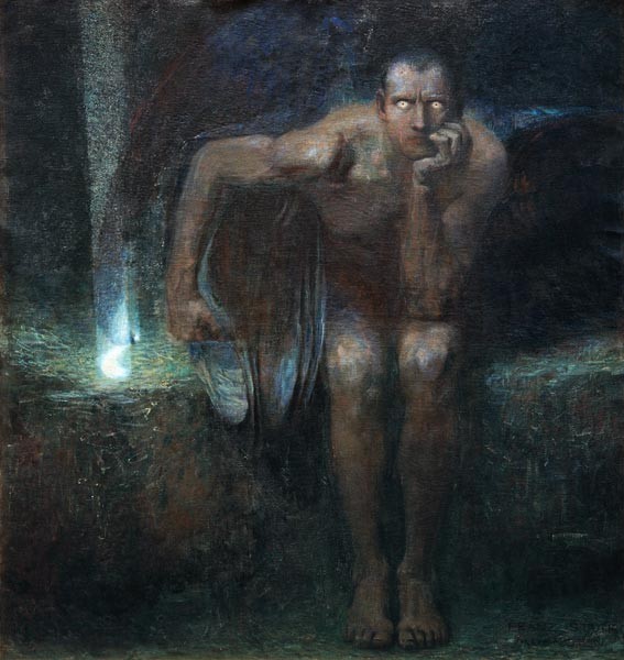 Lucifer by Franz Stuck