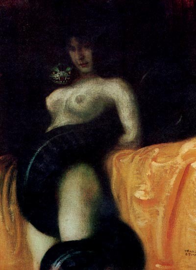 Sensuality by Franz Stuck