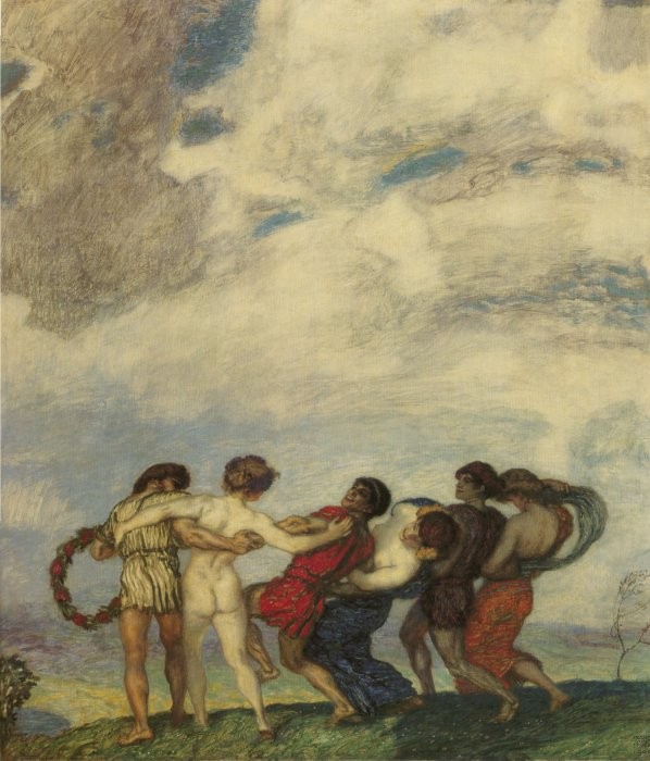 Spring Dance by Franz Stuck