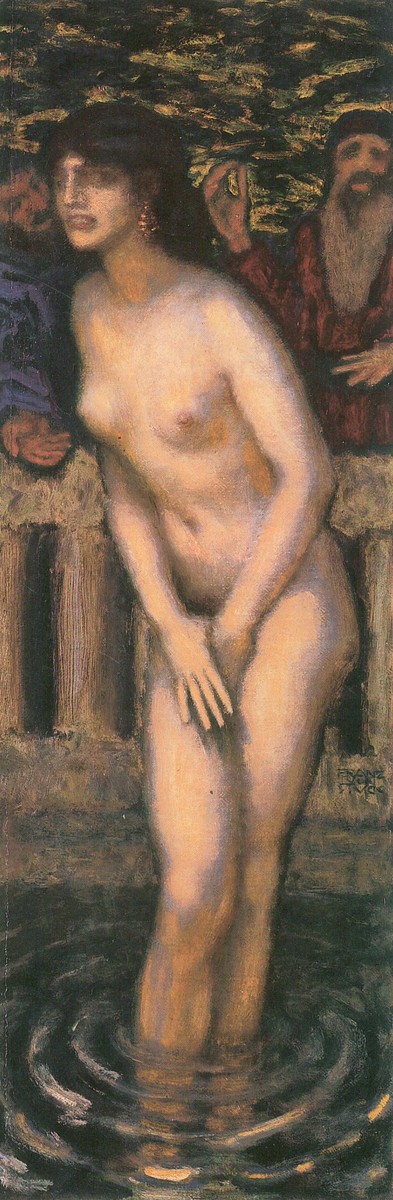 Susanna and the Elders by Franz Stuck