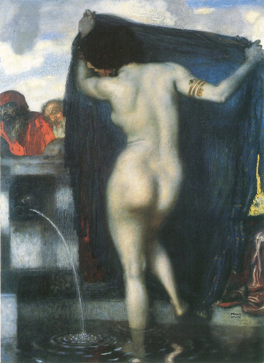 Susanna and the Elders by Franz Stuck