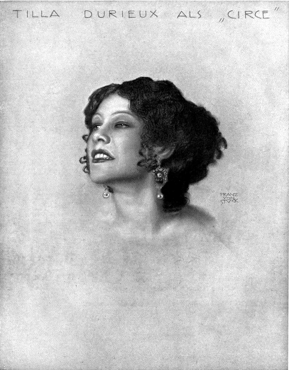 Tilla Durieux as Circe by Franz Stuck
