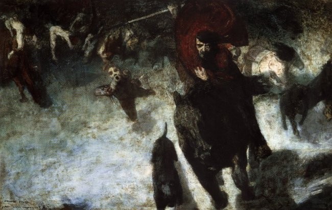 Wild Chase by Franz Stuck