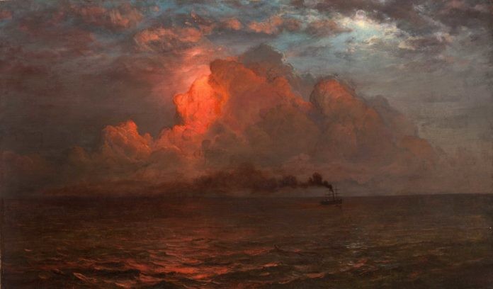 Evening on the Sea by Frederic Edwin Church