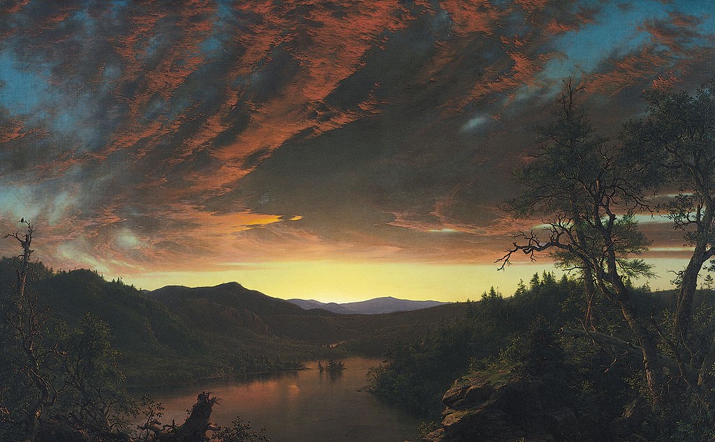 Twilight in the Wilderness by Frederic Edwin Church