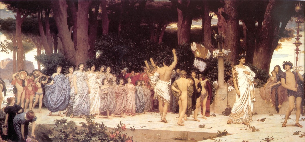 The Daphnephoria by Frederic Leighton