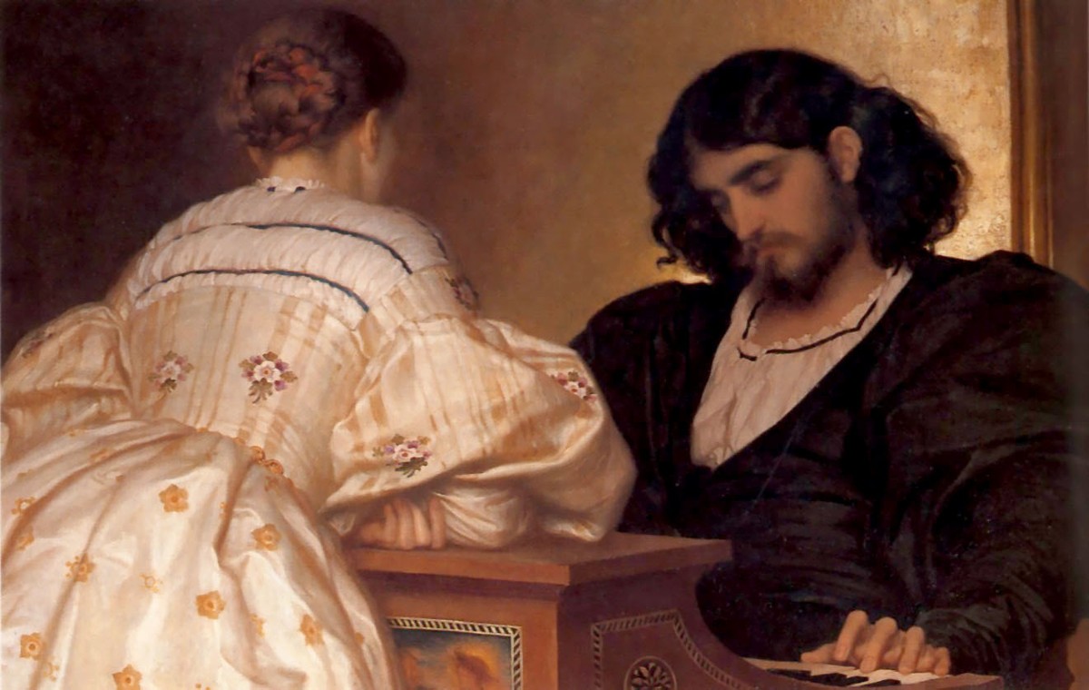 The Golden Hours by Frederic Leighton
