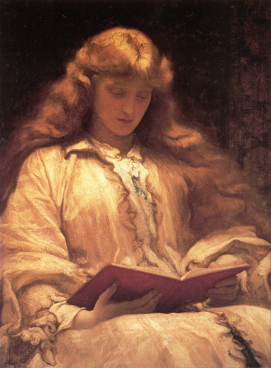 The Maid with the Yellow Hair by Frederic Leighton