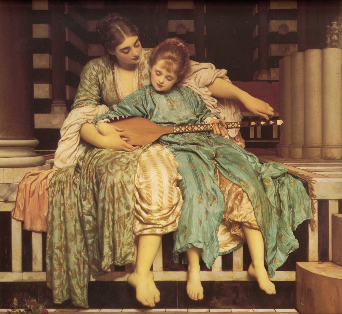 The Music Lesson by Frederic Leighton