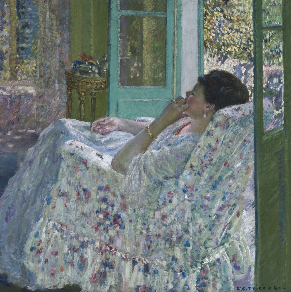 Afternoon - Yellow Room by Frederick Carl Frieseke